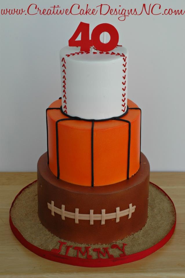 Sports Birthday Cake