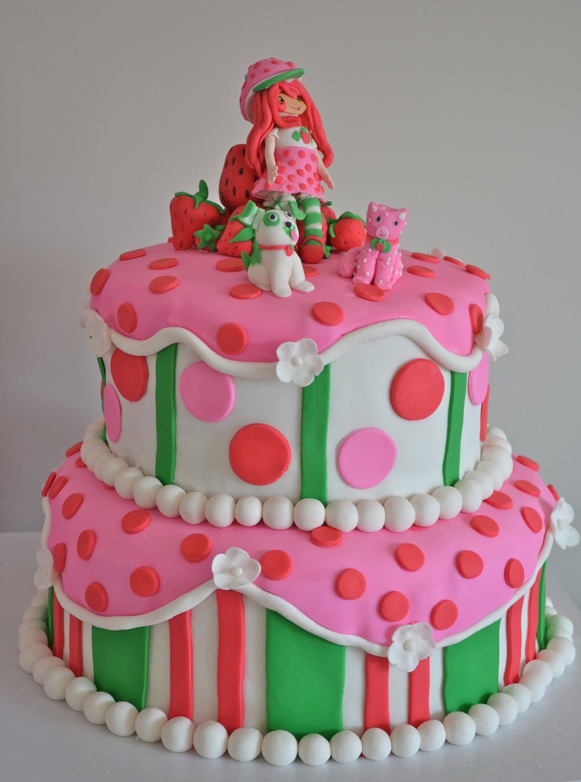 Strawberry Shortcake Birthday Cake