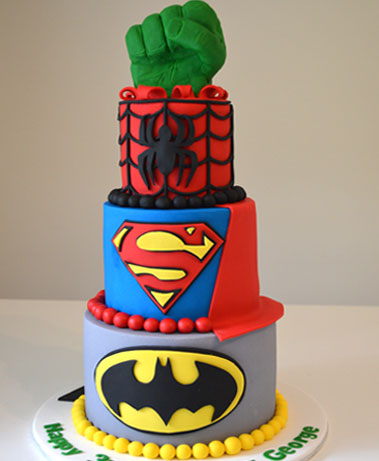 Super Heroes Cake Images