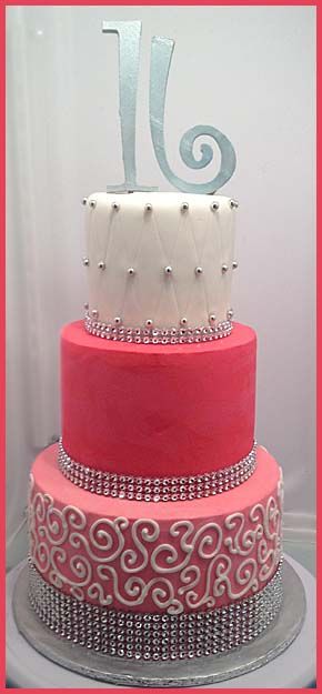 Sweet 16 Birthday Cake Decorating Ideas