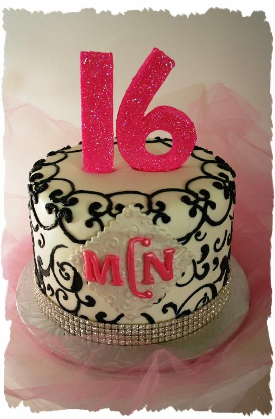 Sweet 16 Birthday Cake Idea