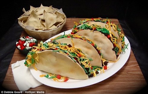 Taco Birthday Cake