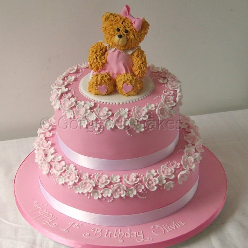 Teddy Bear Birthday Cake