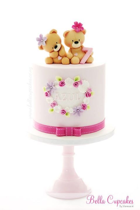 Teddy Bear Birthday Cake