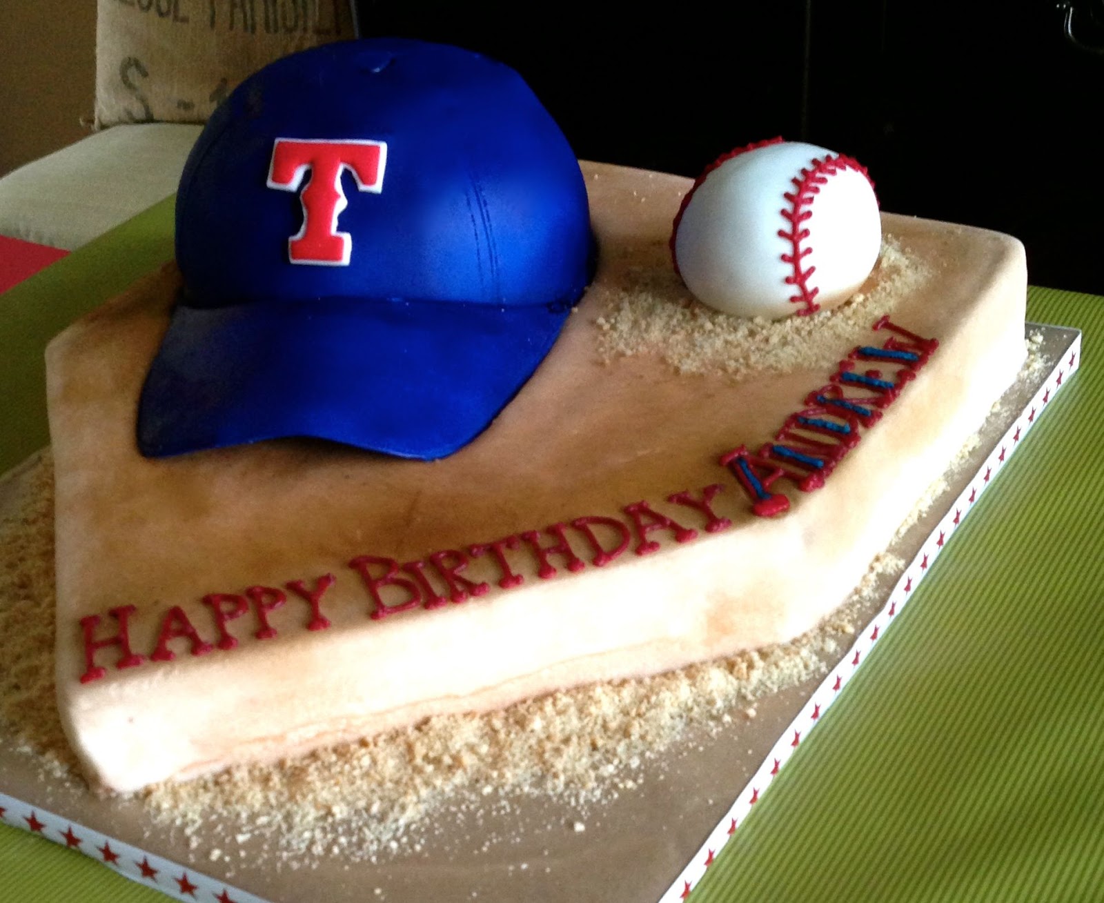 Texas Rangers Birthday Cake