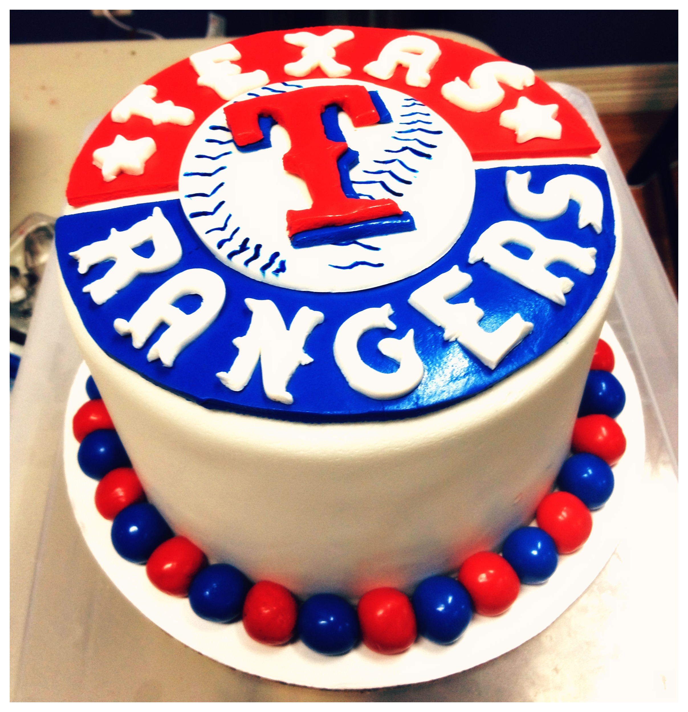 Texas Rangers Grooms Cake