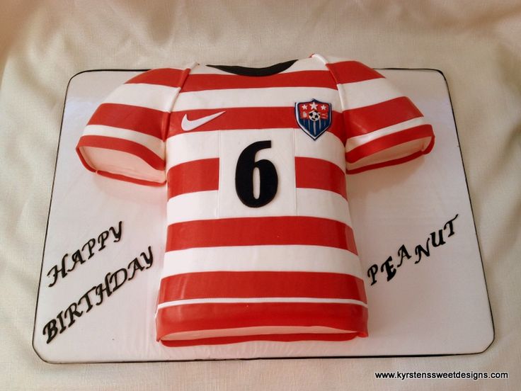 10 Photos of USA Soccer Jersey Birthday Cakes