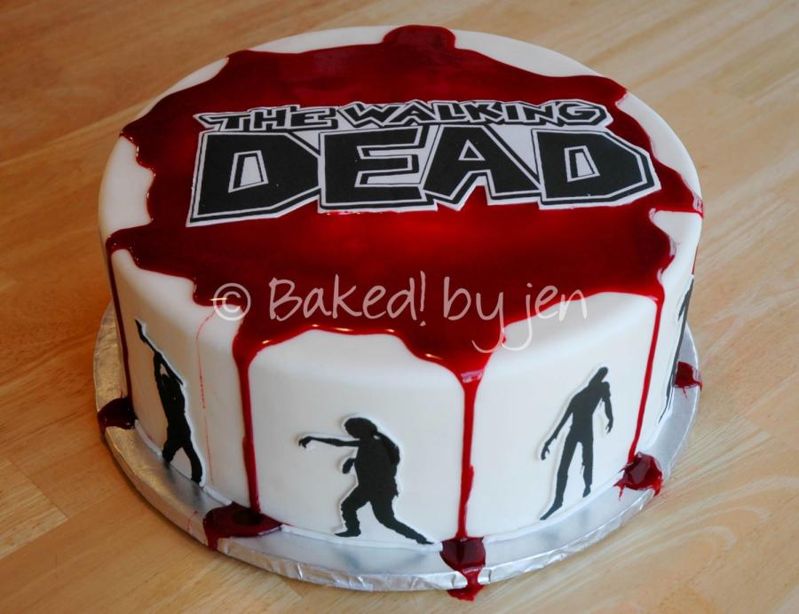 Walking Dead Birthday Cake