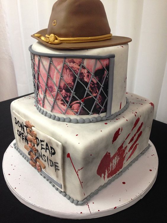 Walking Dead Birthday Cake