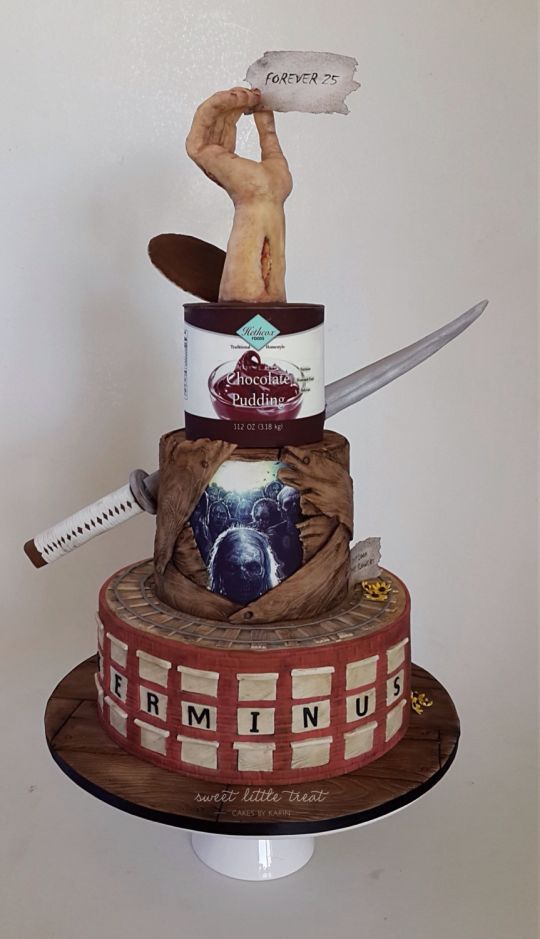 Walking Dead Birthday Cake