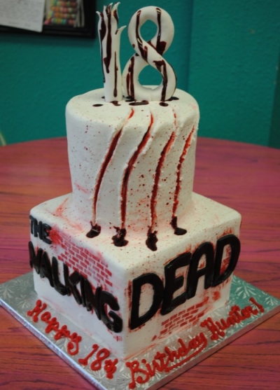 Walking Dead Birthday Cake