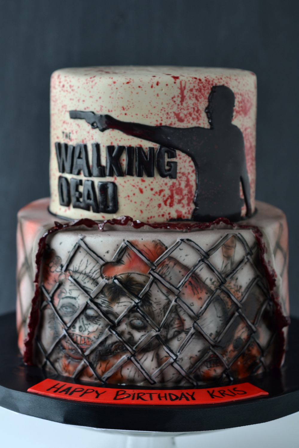 Walking Dead Cake