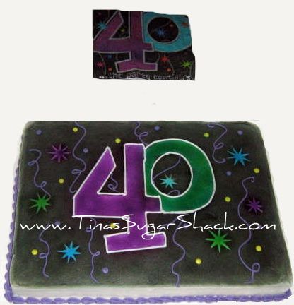 40th Birthday Cake