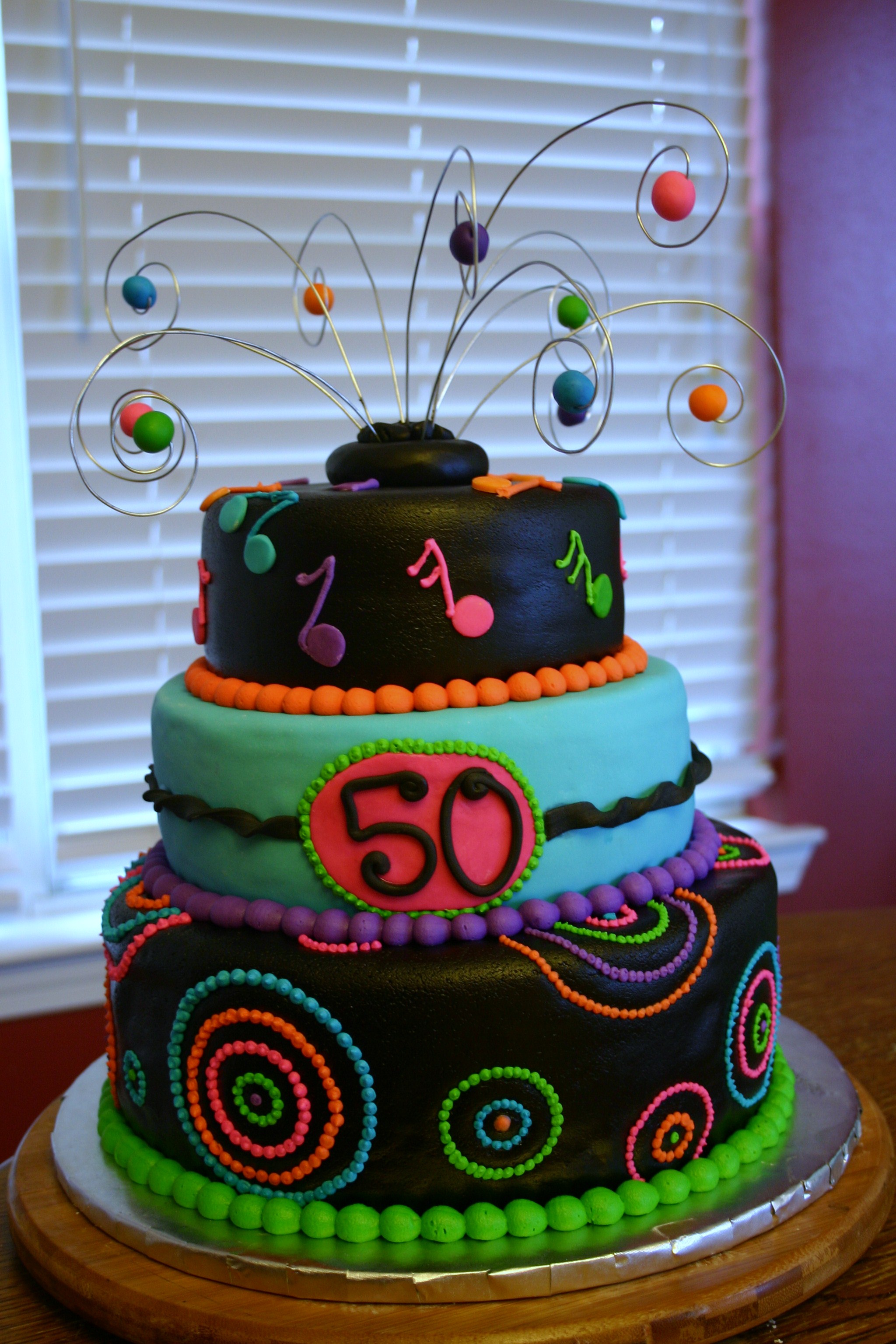 50th Birthday Party Cake Idea