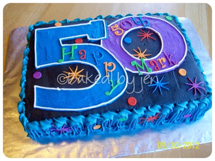 50th Birthday Party Cake