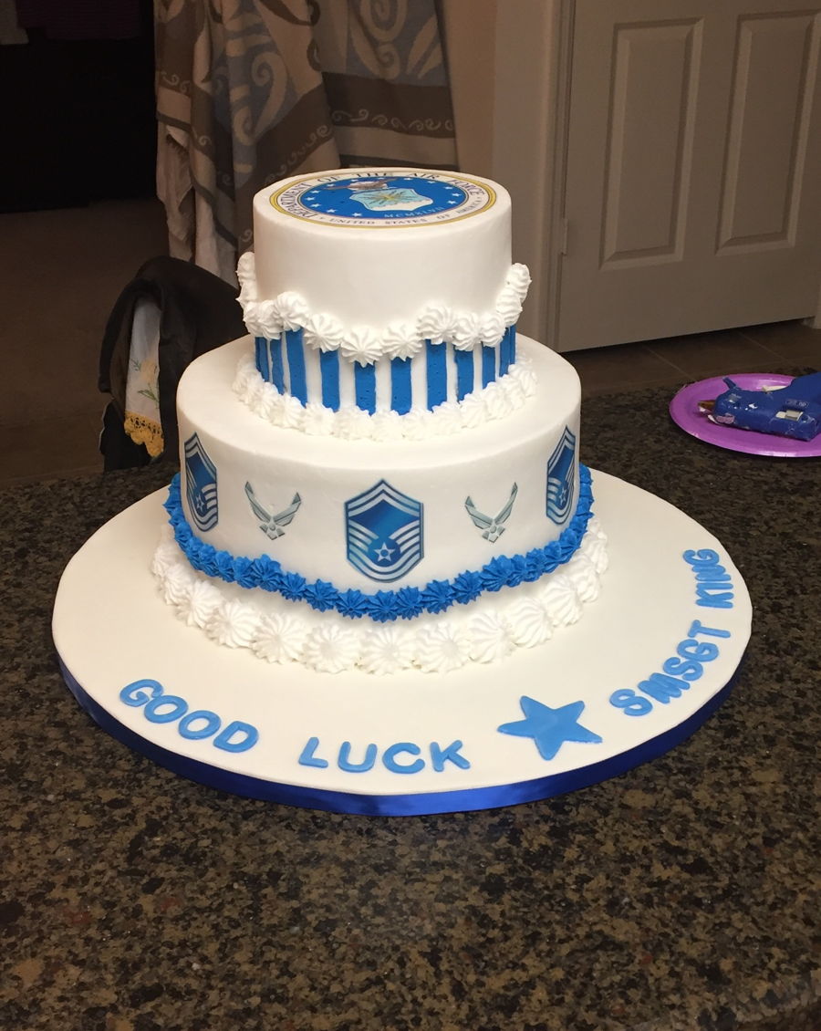 Air Force Retirement Cake