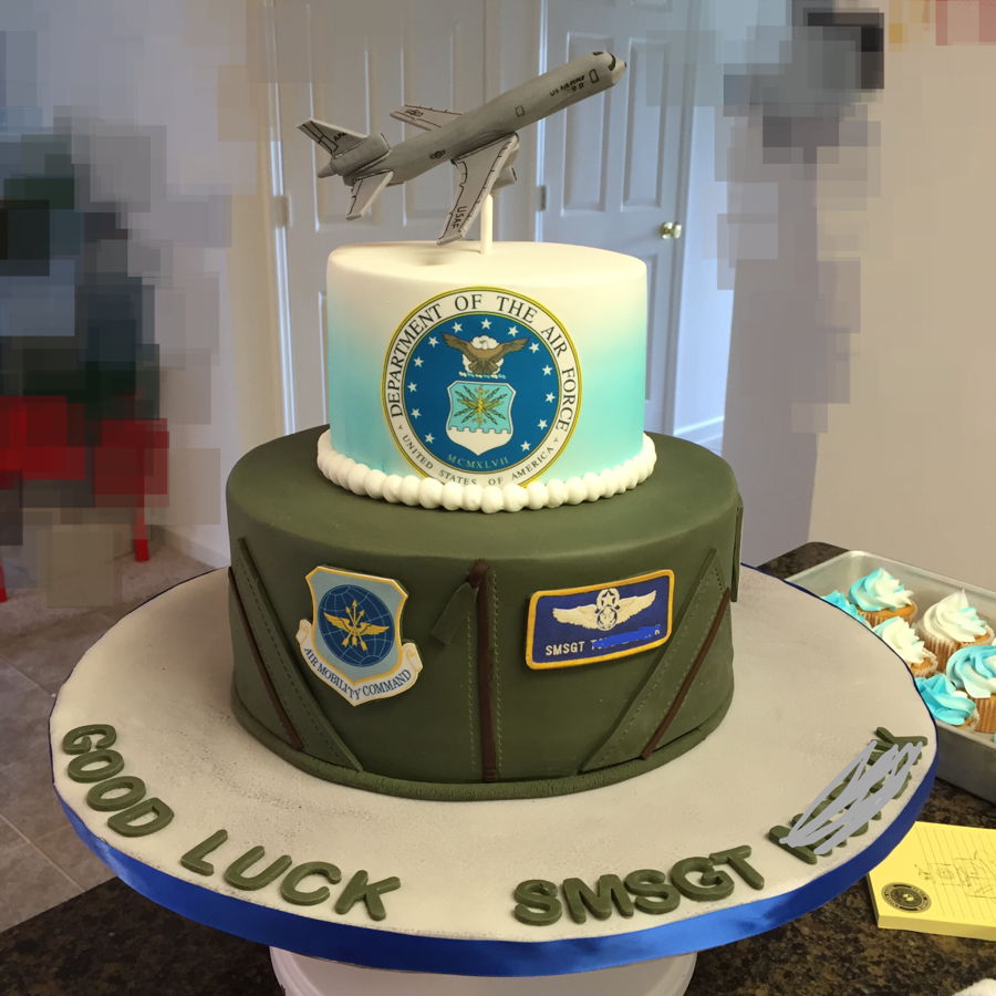 Air Force Retirement Cake