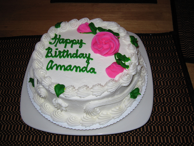 Amanda Birthday Cake