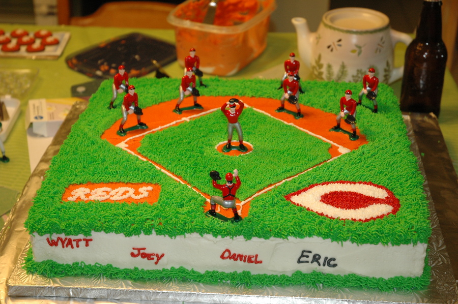 Baseball Field Cake