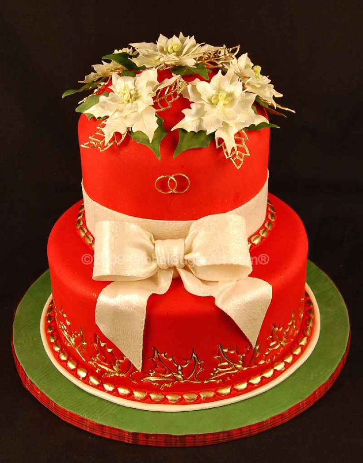 Beautiful Christmas Cake