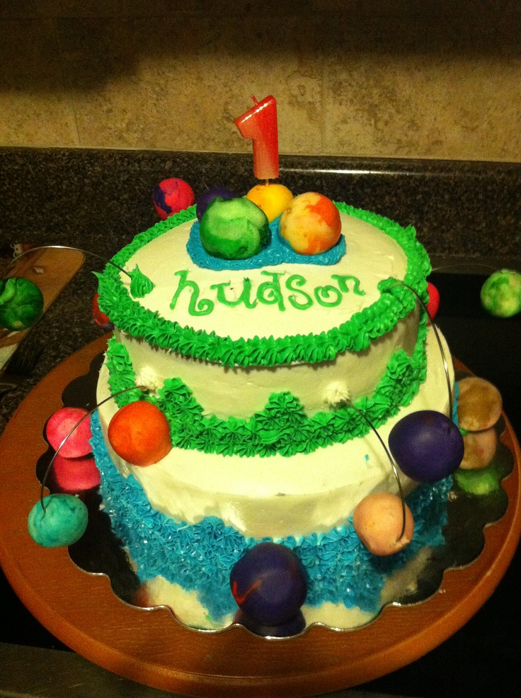 Bouncy Ball Birthday Cake