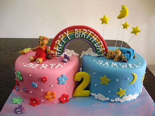 Boy Girl Twins Birthday Cake Ideas