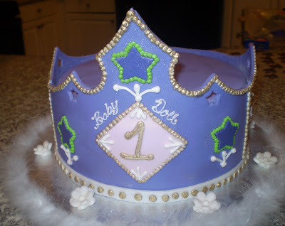 Cake with Princess Crown