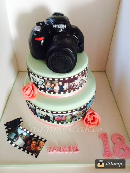 Camera Birthday Cake