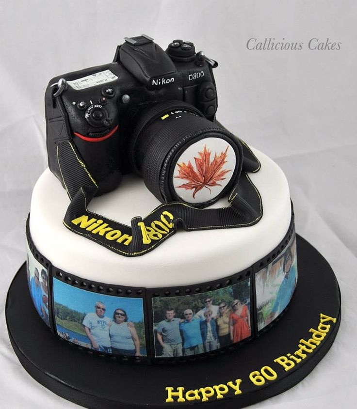 11 Photos of Camera Themed Birthday Cakes