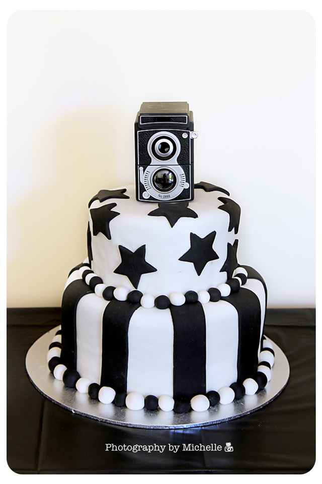 Camera Themed Birthday Cake