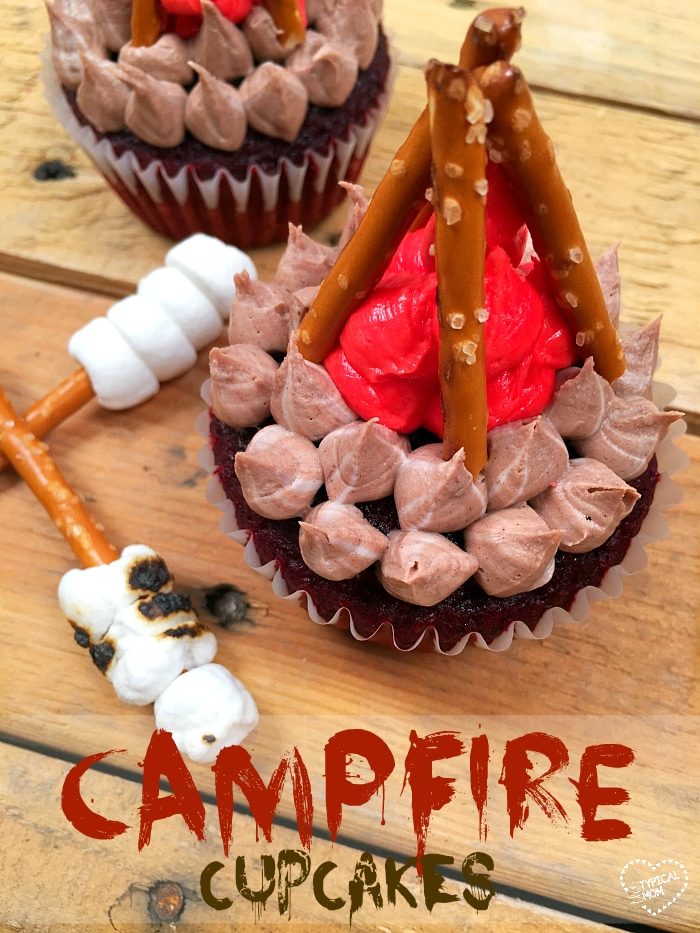 Campfire Party Ideas Cupcakes