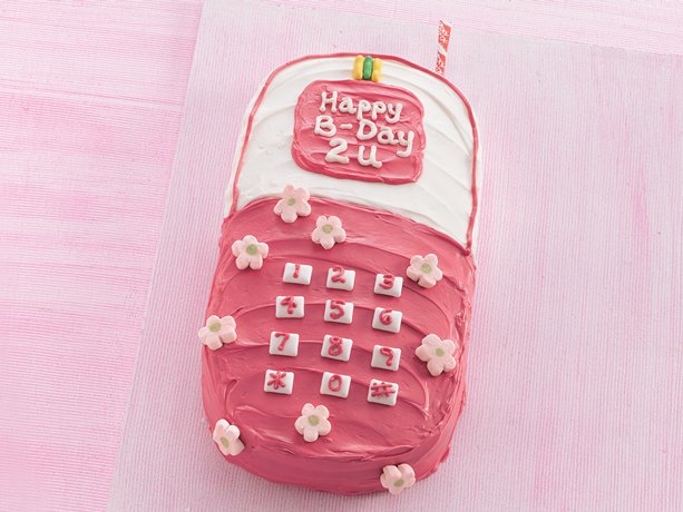 9 Photos of Phone Birthday Cakes For Girls