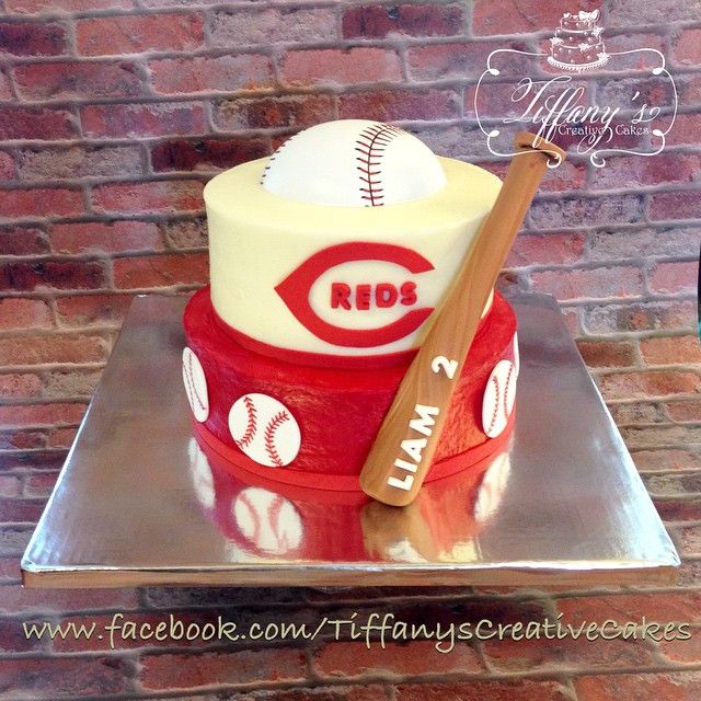 Cincinnati Red Birthday Cake