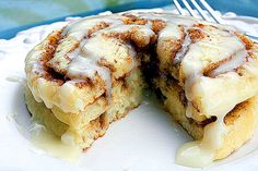 Cinnamon Roll Pancakes