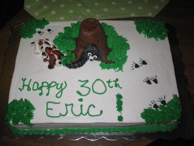 Coon Hunter Birthday Cake