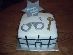 Corrections Officer Retirement Cake