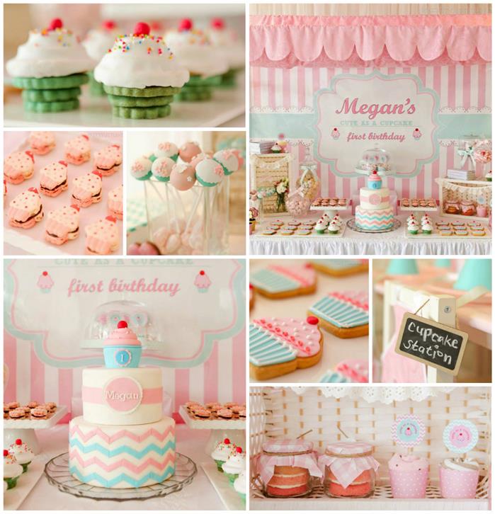 12 Photos of At 1st Birthday Party Cupcakes