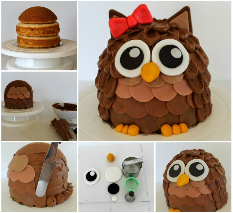 9 Photos of Ice Cream Cakes Cute Owl