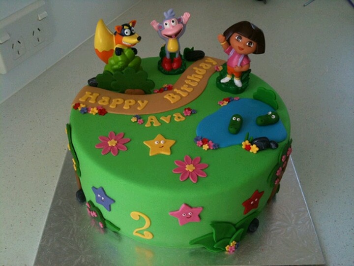 Dora Explorer Birthday Cake