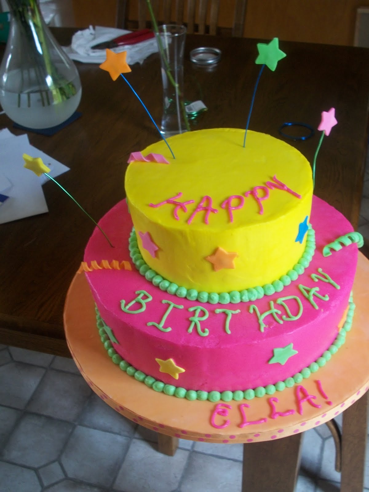 Dora Explorer Birthday Cake