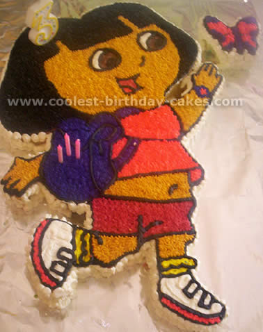 Dora the Explorer Birthday Cake