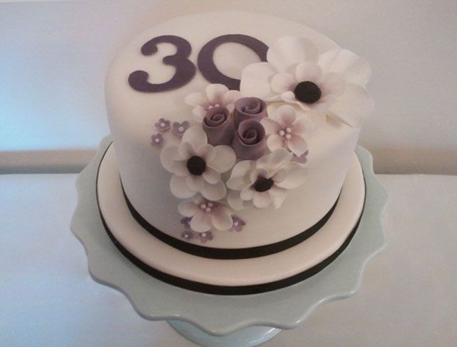 Elegant Birthday Cake