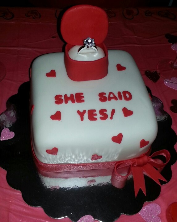 Engagement Party Cake