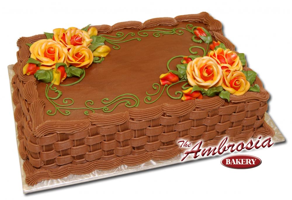 Fall Sheet Cake Designs