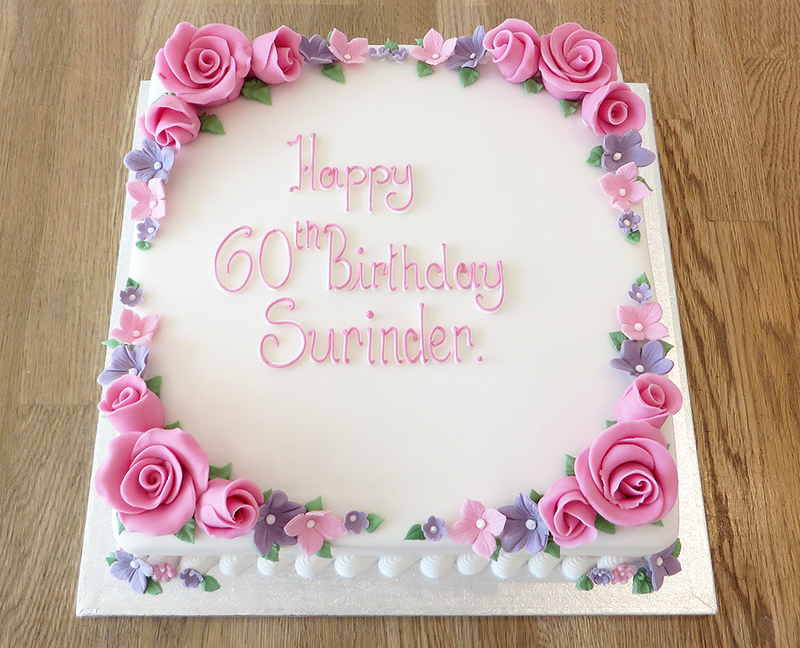 Floral Birthday Cake