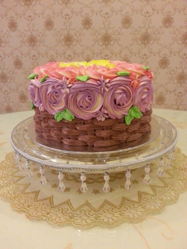 Flower Basket Cake