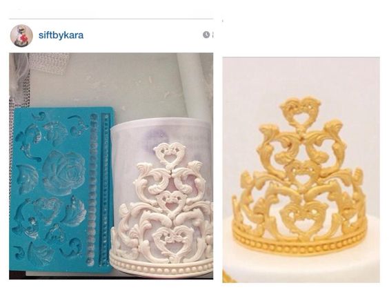 Fondant Molds Cake Decorating Filigree