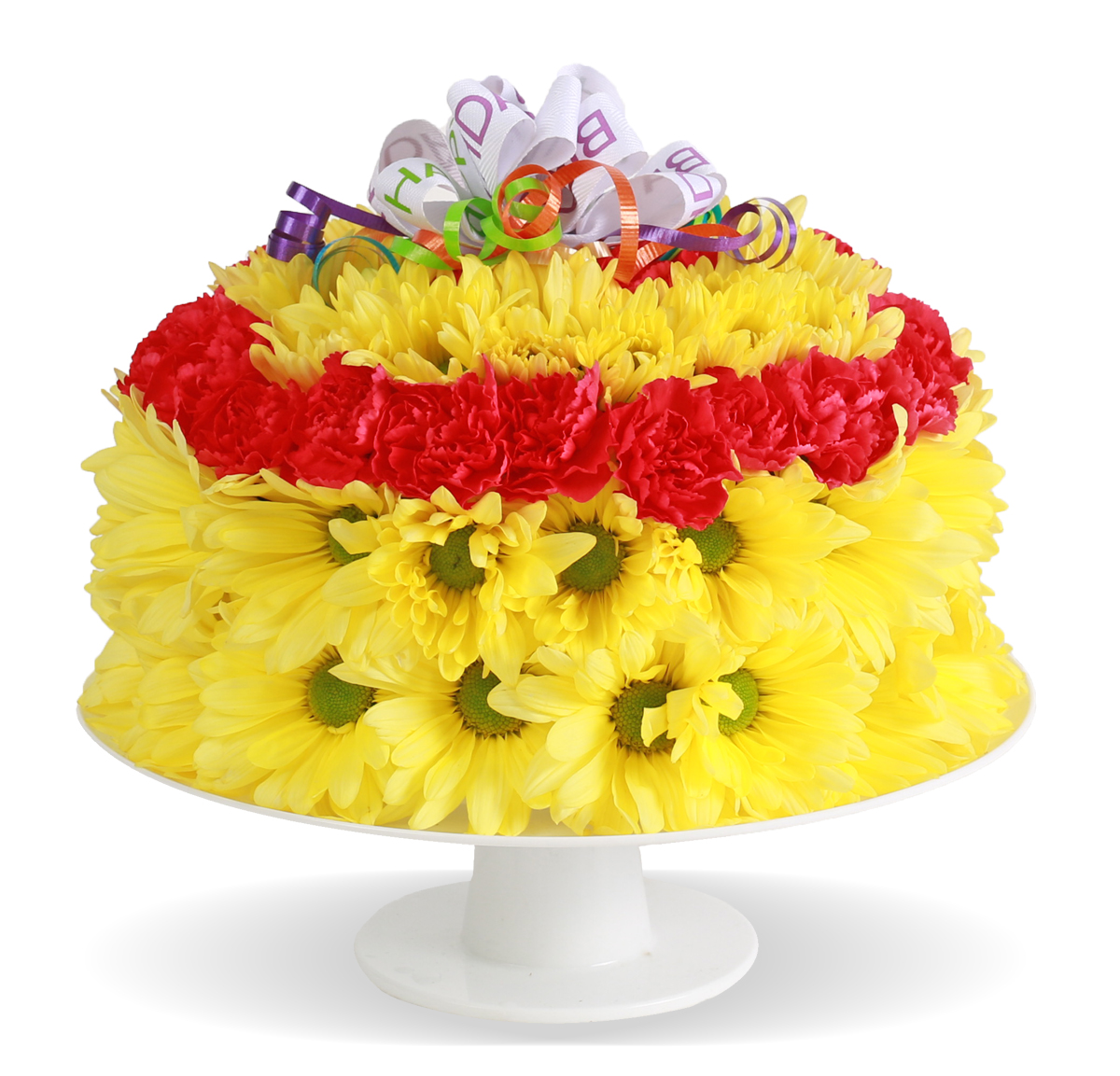 Fresh Flower Birthday Cake Delivery