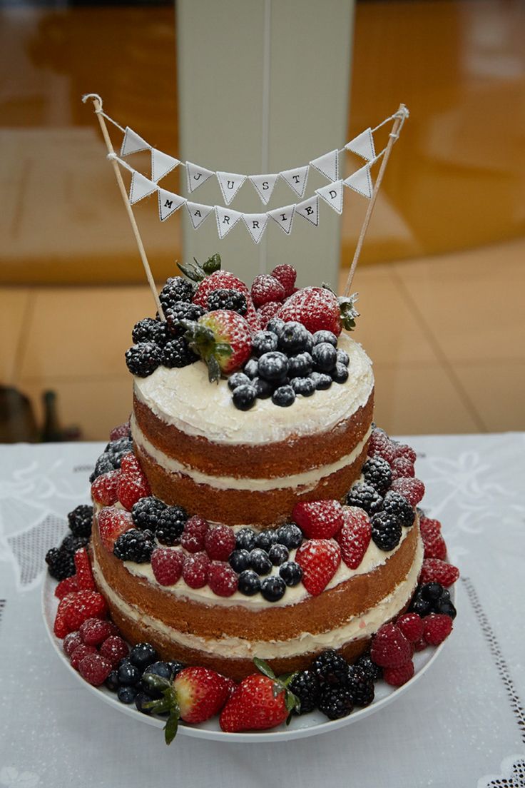 Fruit Wedding Cake