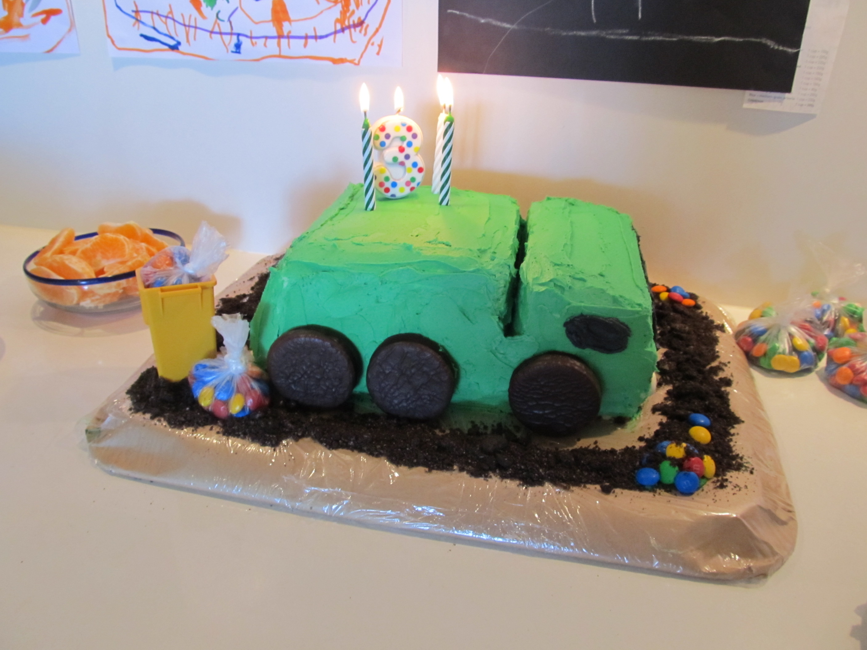 Garbage Truck Birthday Cake Ideas